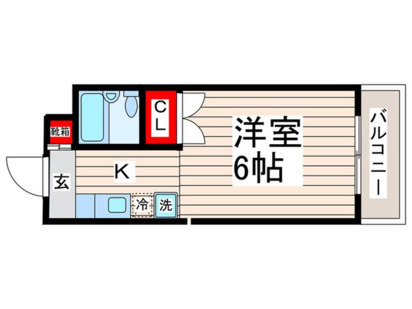 間取図 エスペランサ瑞江A棟