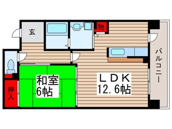 間取図 コ－ポレ－ト清瀬駅南３号棟