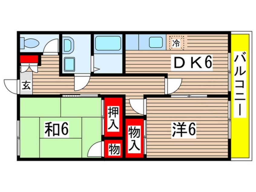 間取図 メゾンエリ－ルＡ棟