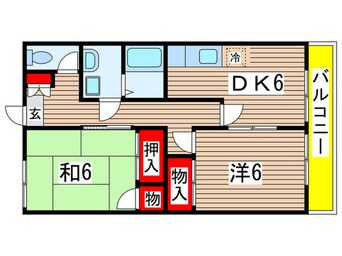 間取図 メゾンエリ－ルＡ棟