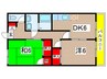 メゾンエリ－ルＡ棟 2DKの間取り