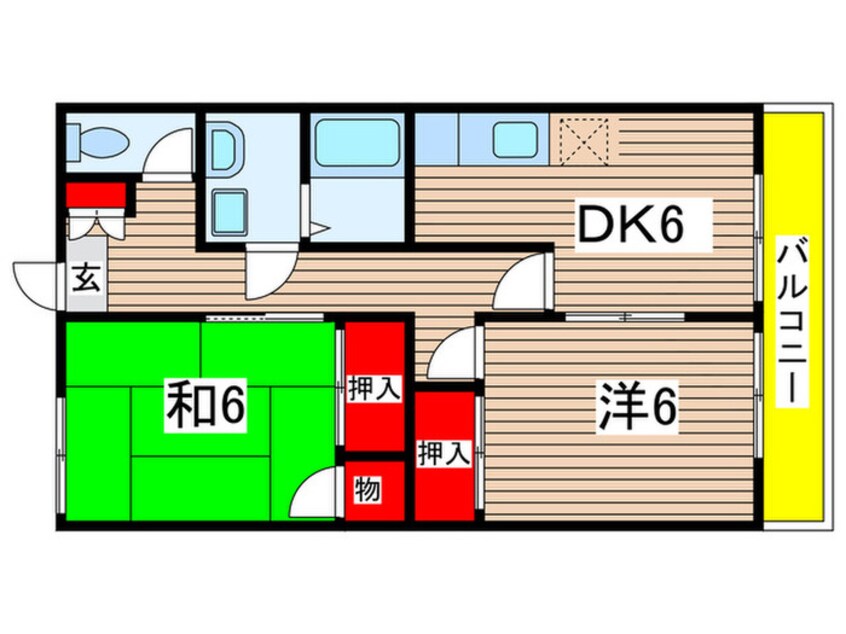 間取図 メゾンエリ－ルＡ棟