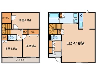 間取図 Glad Clan　B棟