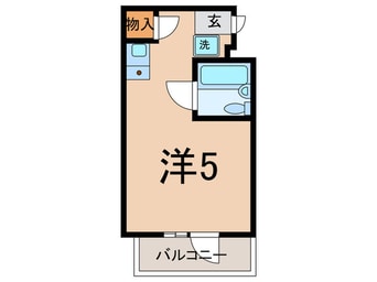 間取図 アルカサ－ル洗足池