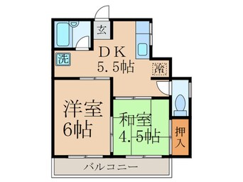 間取図 ドエルナカザ