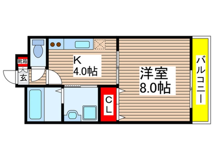 間取図 アルファビレッジ