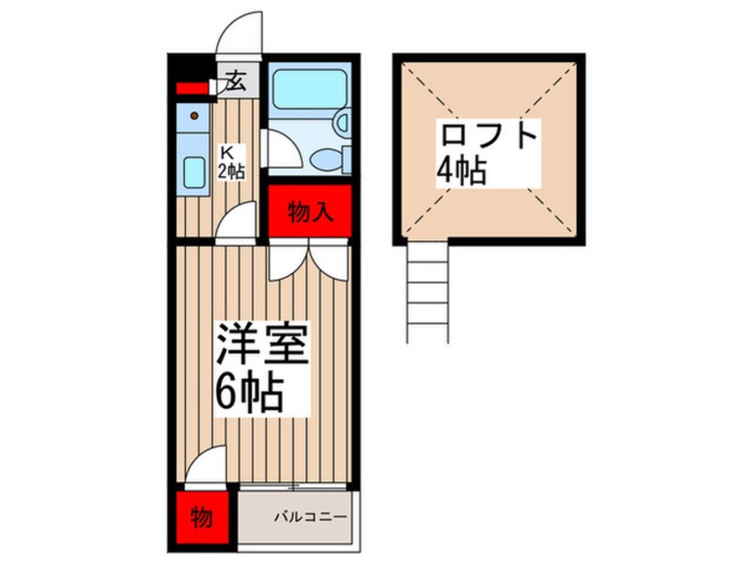 間取図 ラフォーレＫ