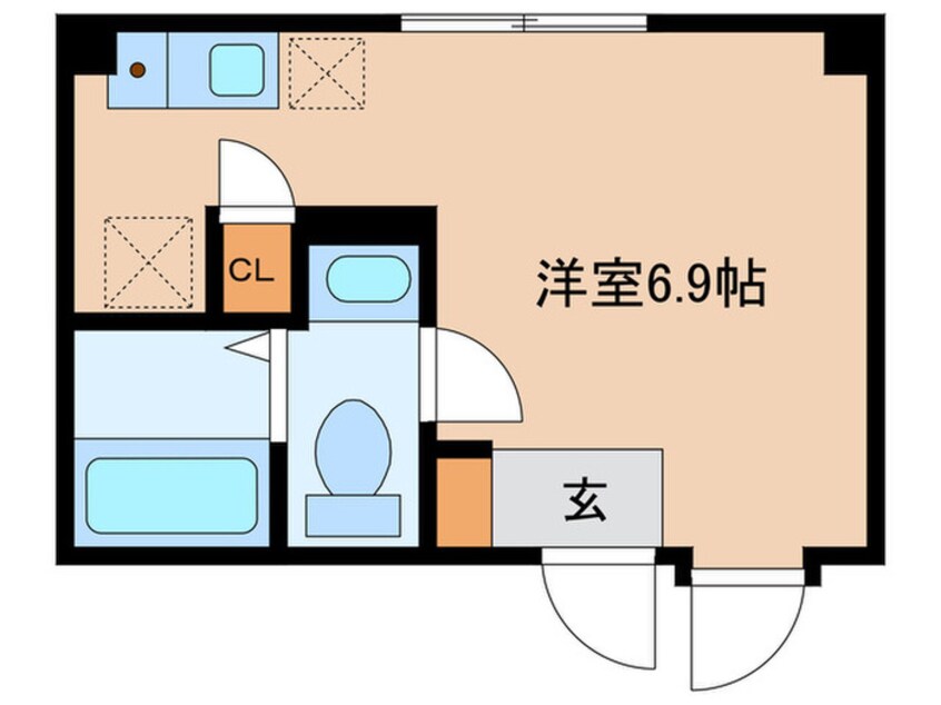 間取図 シェルブルー大井町