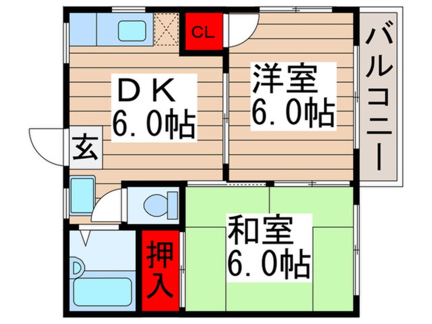 間取図 第２森荘