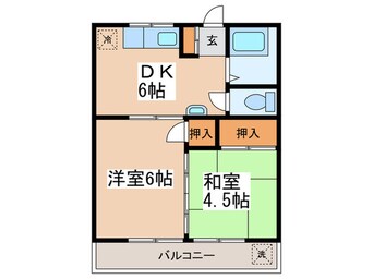 間取図 コ－ポ新藤