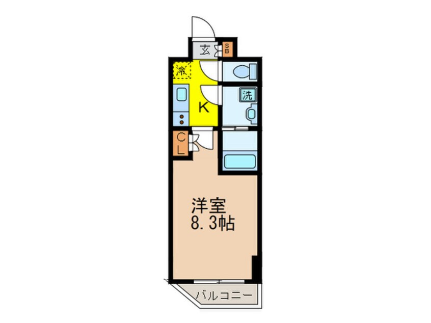 間取図 S-RESIDENCE雑司が谷