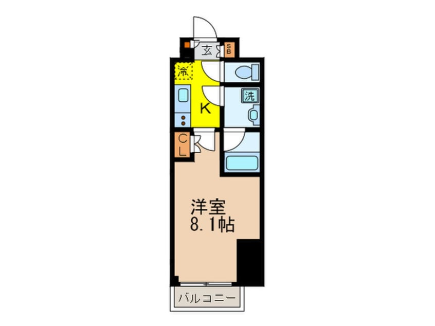 間取図 S-RESIDENCE雑司が谷