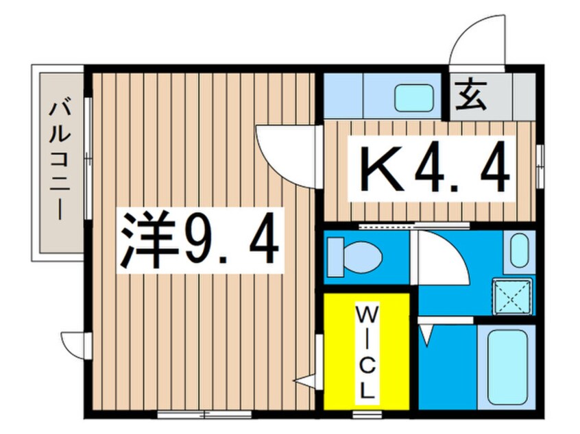 間取図 コリーナ山の根