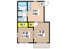 リッチモンド洋光台 2DKの間取り