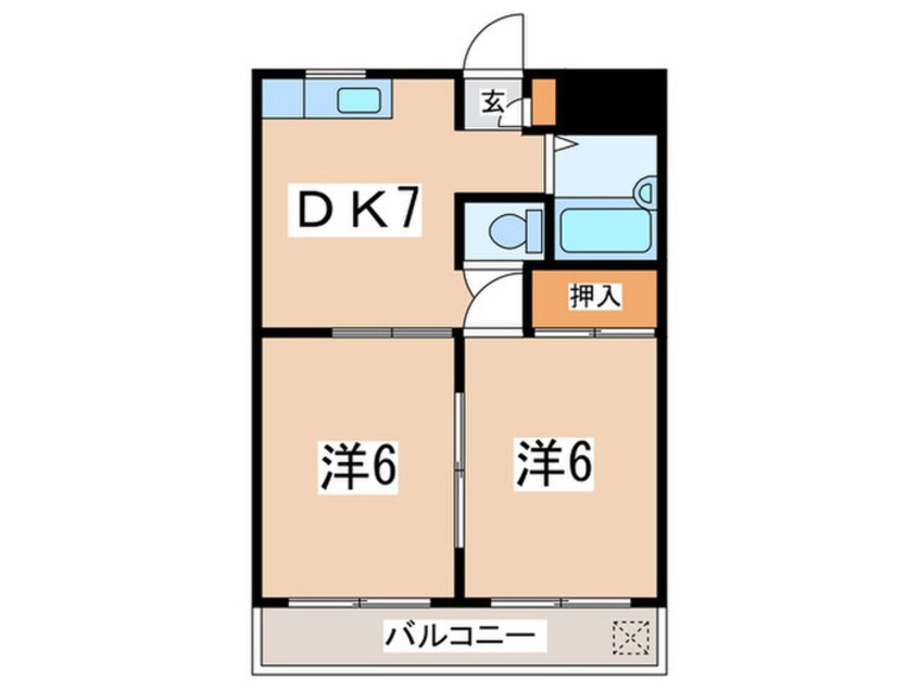 間取図 グレース相模台