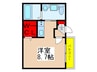 ウィズペット八千代台 1Rの間取り