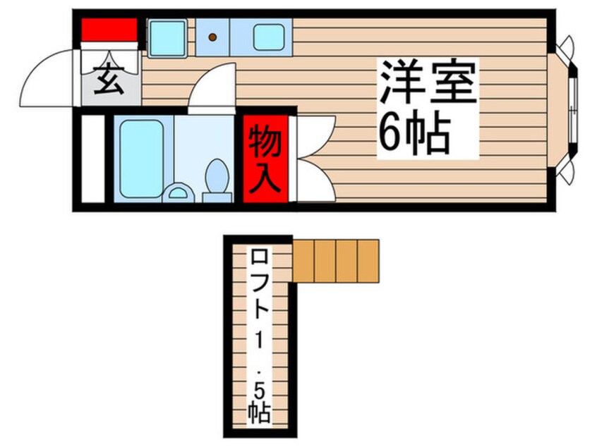 間取図 ベルピア常盤平1