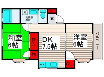 間取図 パティオハイツ