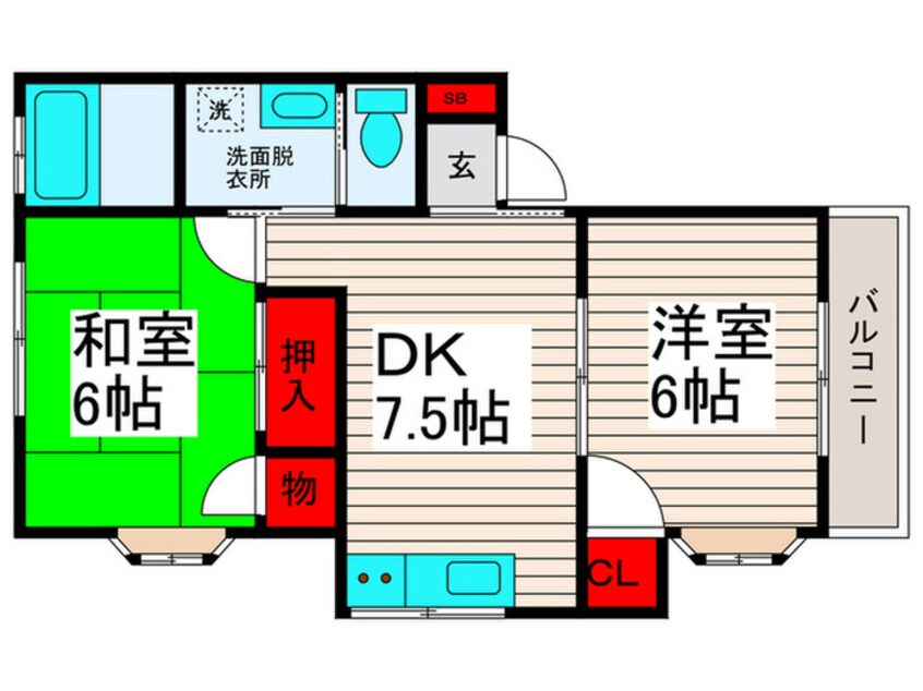 間取図 パティオハイツ