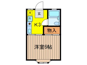 間取図 リバ－サイド多摩川