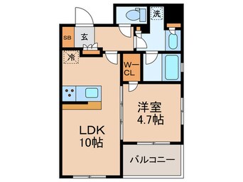 間取図 ブランズ東池袋（406）