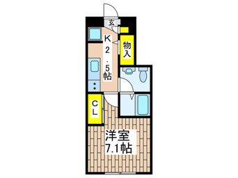 間取図 ブル－ム鵠沼海岸