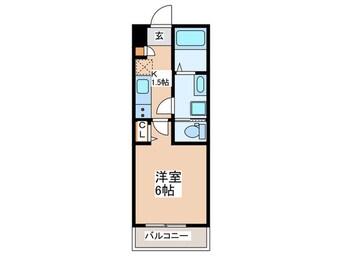 間取図 ラフィスタ宮崎台(306)