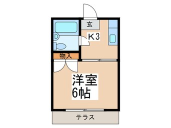 間取図 Ｏａｋｈｉｌｌ相模大野