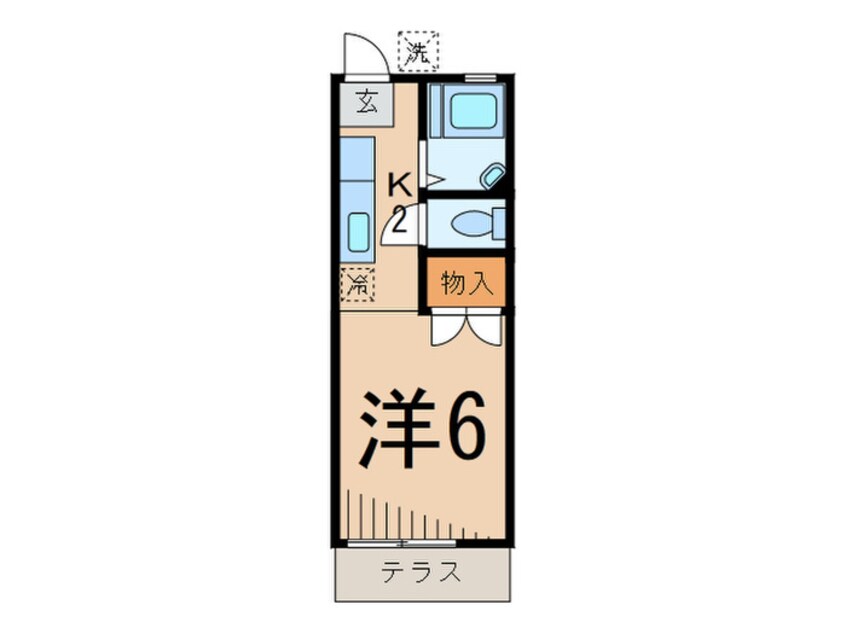 間取図 ハイツクリザンテム