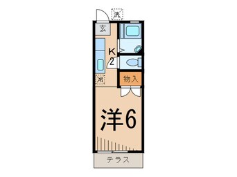 間取図 ハイツクリザンテム