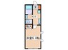 ハヌル 1Kの間取り