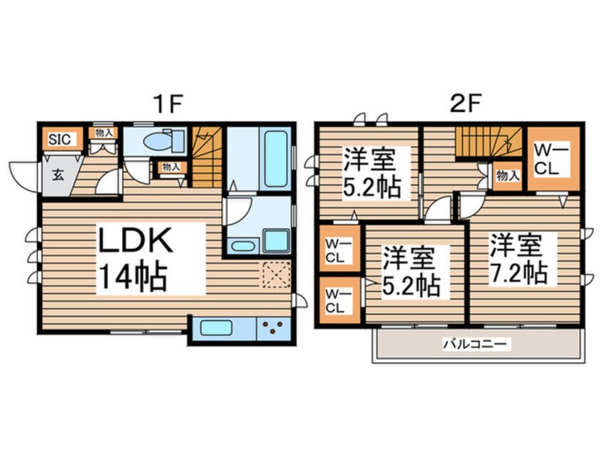 間取図 サン・イーゴＤ棟