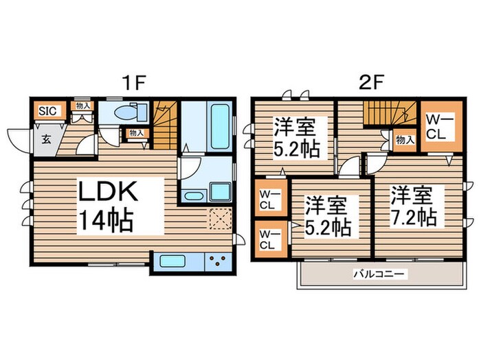 間取り図 サン・イーゴＤ棟