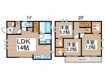 間取図 サン・イーゴＤ棟