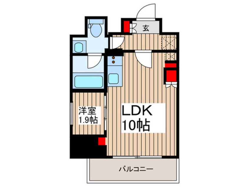 間取図 クレストコート上野