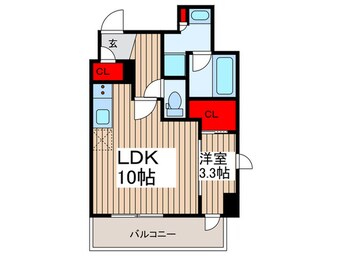 間取図 クレストコート上野