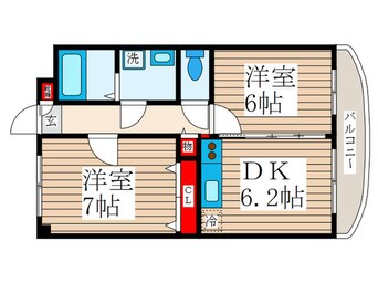 間取図 三愛西一之江マンション