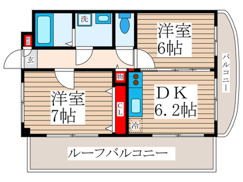 間取図 三愛西一之江マンション