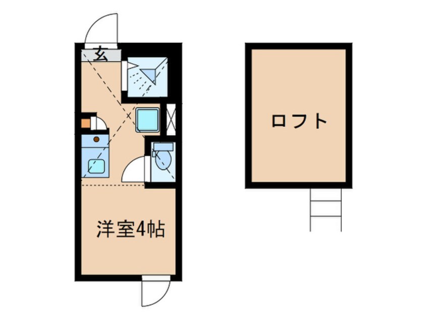 間取図 クレシェンド学芸大学