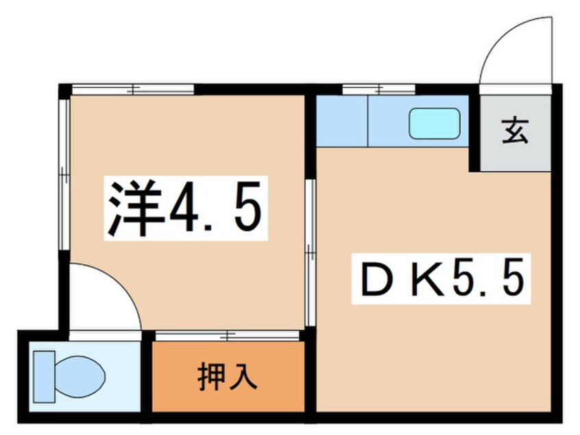 間取図 萩原荘