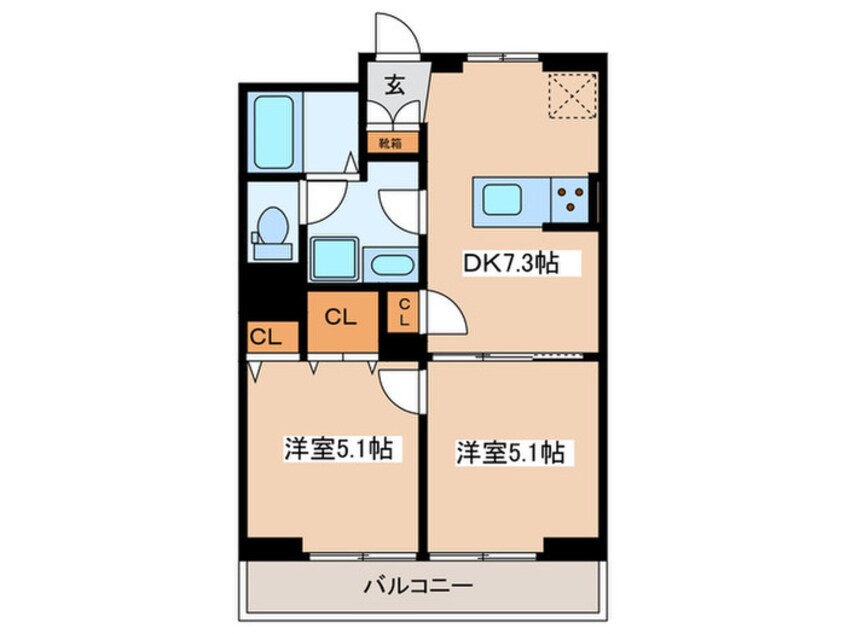 間取図 シルキーパレスⅠ