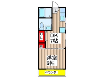 間取図 神谷ハイツ