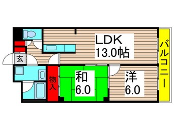 間取図 ビエラコート綾瀬