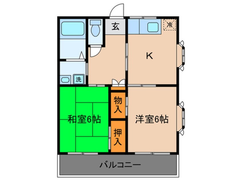 間取図 グリーンヒル