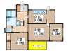 土志田戸建 3DKの間取り
