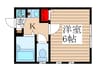 ＳＨＩＮＯコ－ポ 1Kの間取り