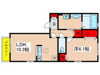 間取図 第５コスモスヴィラ