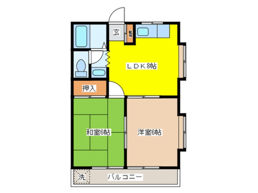 間取図 第２グランドール福生