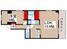 クラーシェ妙典 1LDKの間取り