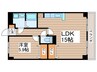 クラーシェ妙典 1LDKの間取り